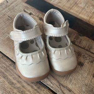 Livie & Luca champagne Mary Janes